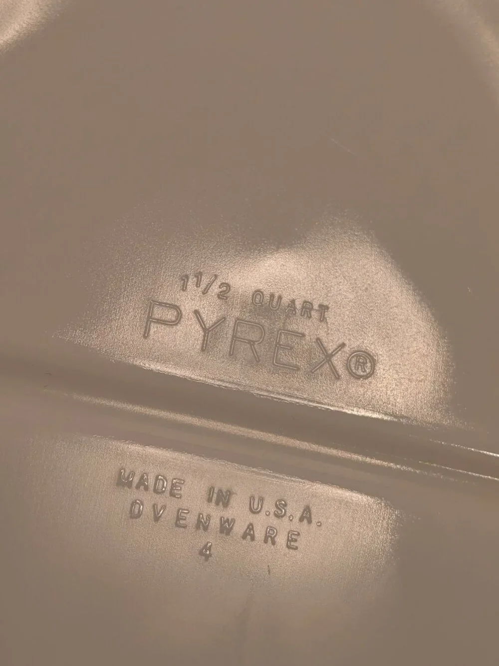 Vtg Pyrex EARLY AMERICAN HERITAGE Divided Casserole Dish 1.5 Qt w/945C Lid - EUC